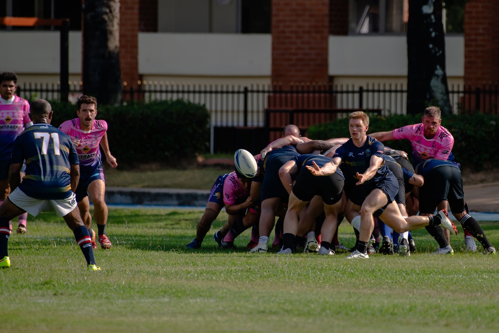 Theodore Roosevelt Play Pattaya Panthers in Rugby Game