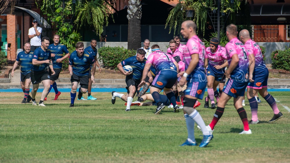 Theodore Roosevelt Play Pattaya Panthers in Rugby Game