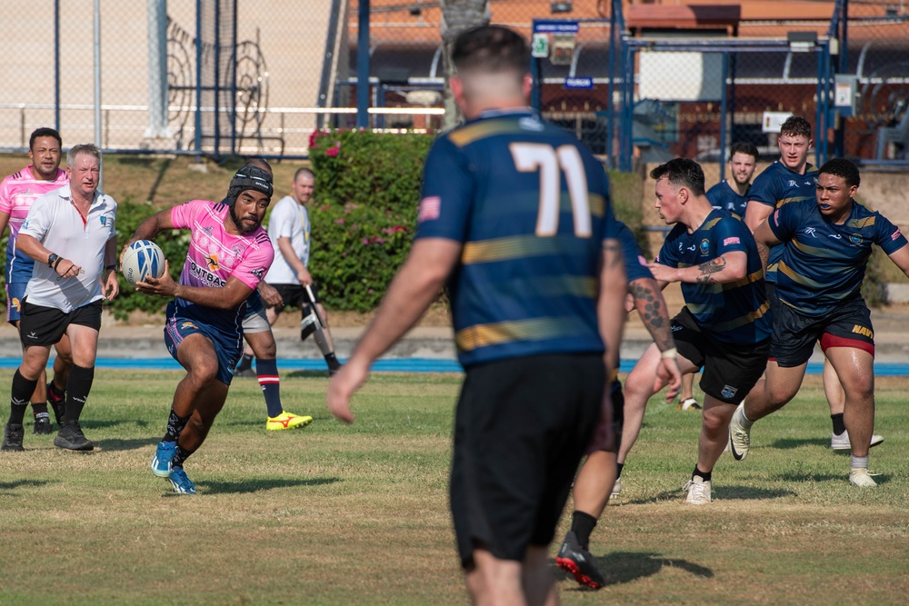 Theodore Roosevelt Play Pattaya Panthers in Rugby Game