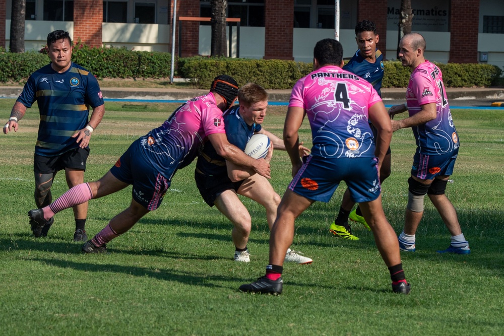 Theodore Roosevelt Play Pattaya Panthers in Rugby Game