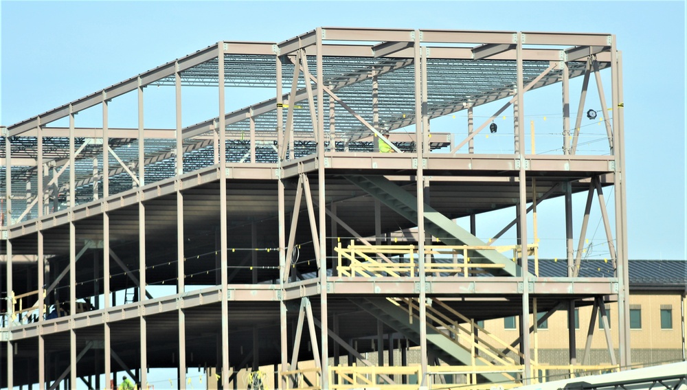 April 2024 barracks construction operations at Fort McCoy