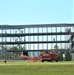 April 2024 barracks construction operations at Fort McCoy