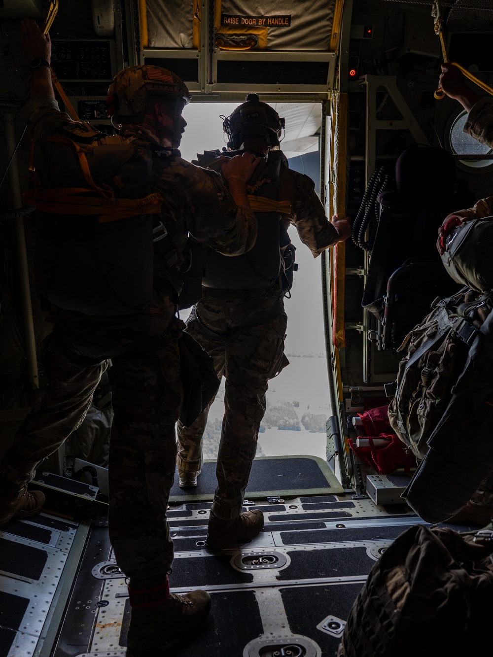 39th Rescue Squadron executes special warfare static line jump training