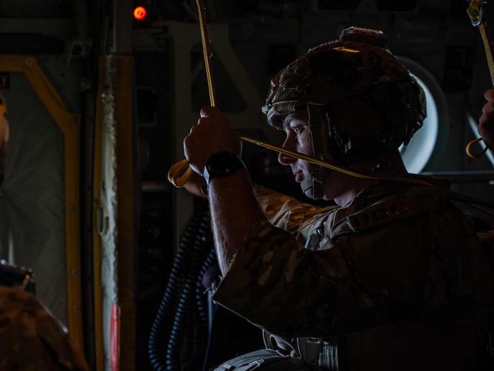 39th Rescue Squadron executes special warfare static line jump training