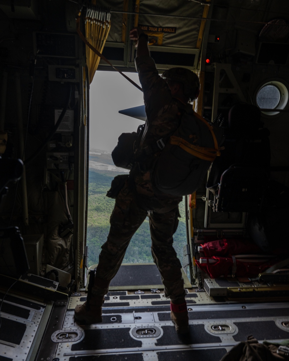 39th Rescue Squadron executes special warfare static line jump training