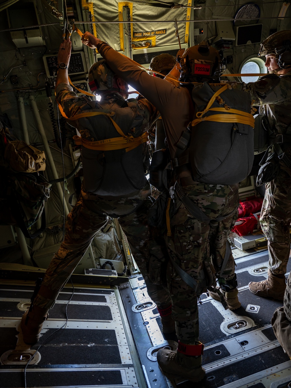 39th Rescue Squadron executes special warfare static line jump training