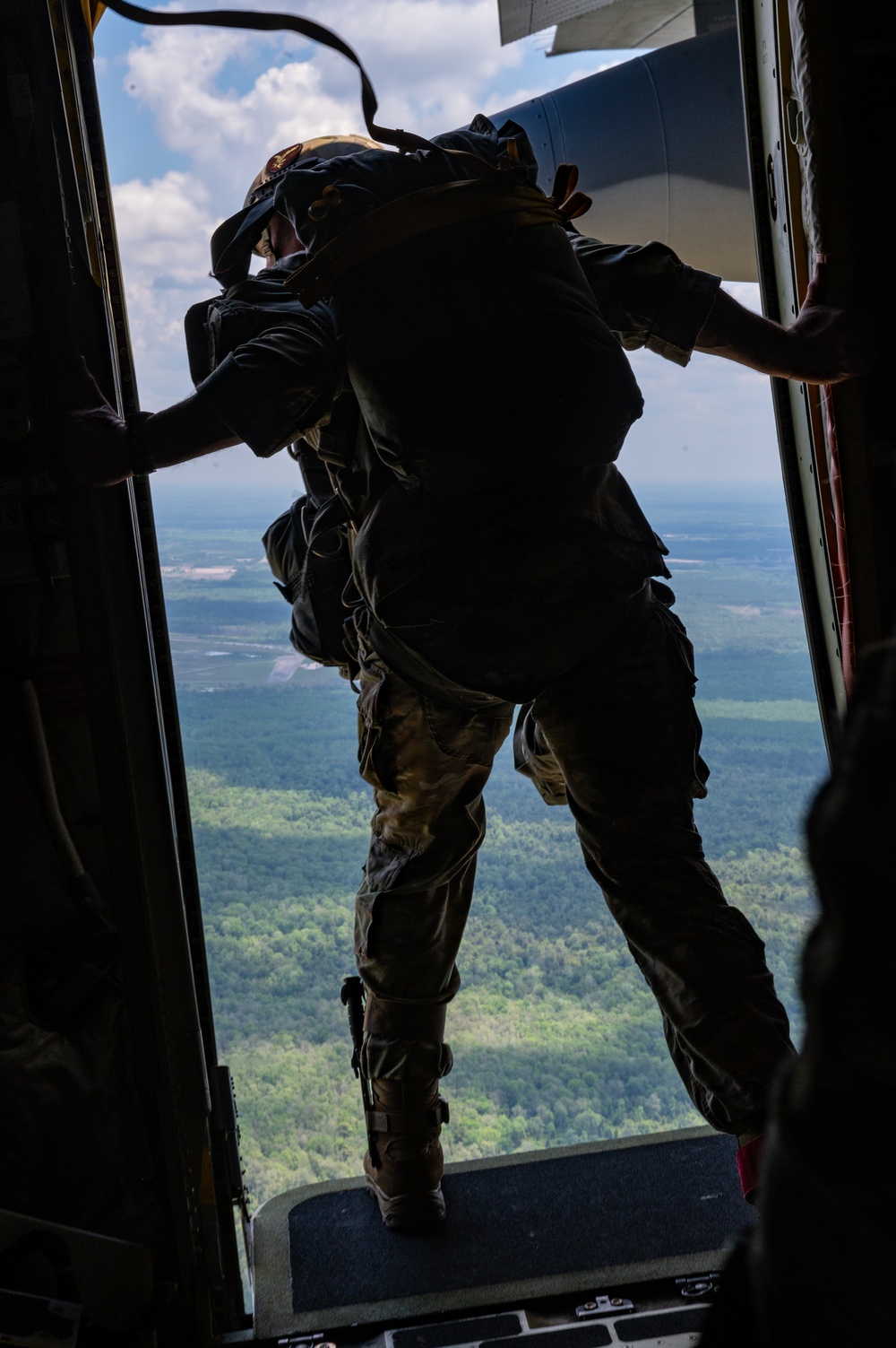 39th Rescue Squadron executes special warfare static line jump training