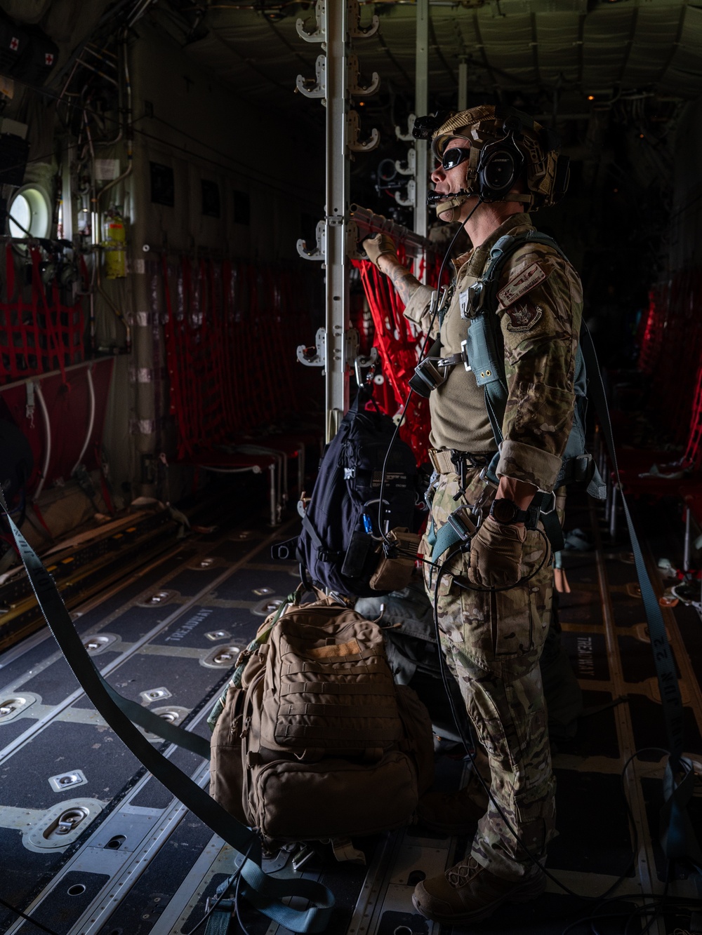 39th Rescue Squadron executes special warfare static line jump training