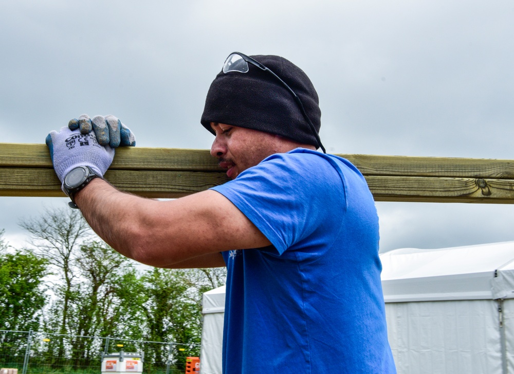 DPAA Personnel Build Wet Screening Station