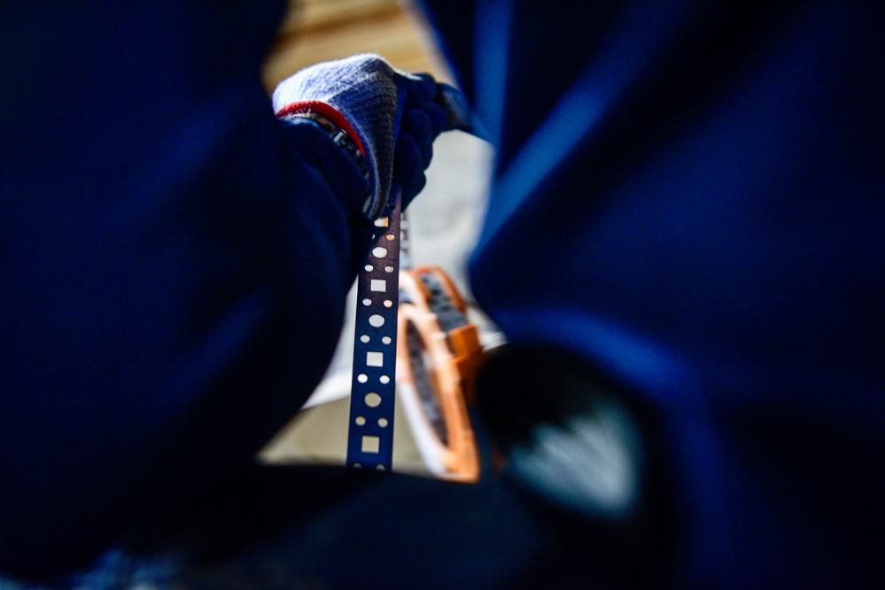 DPAA Personnel Build Wet Screening Station