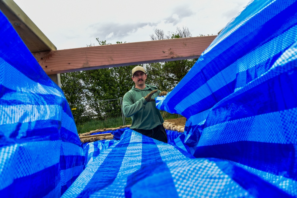 DPAA Personnel Build Wet Screening Station