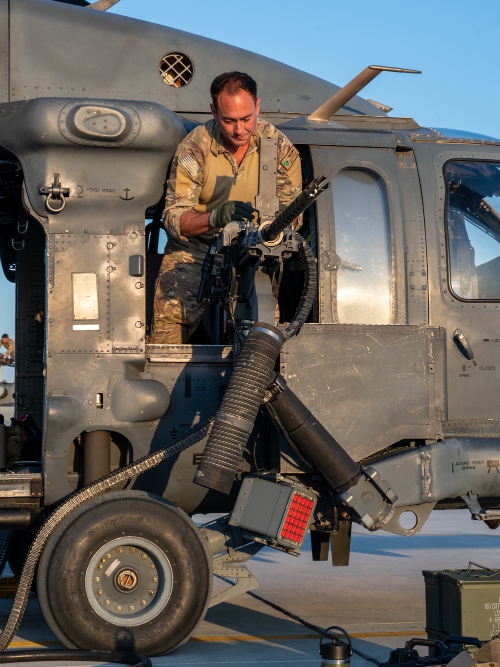 301st Rescue Squadron conducts nighttime combat search and rescue training