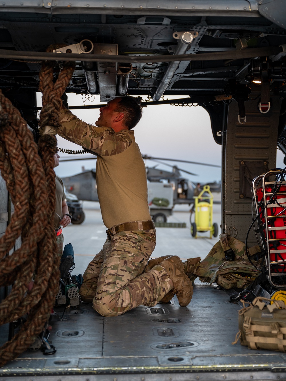 301st Rescue Squadron conducts nighttime combat search and rescue training