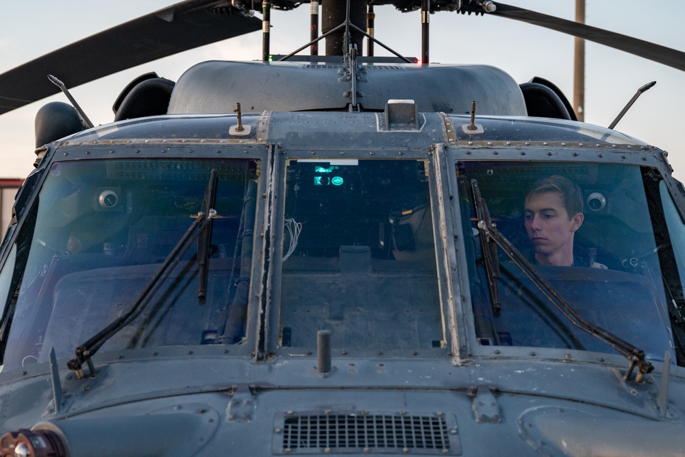 301st Rescue Squadron conducts nighttime combat search and rescue training