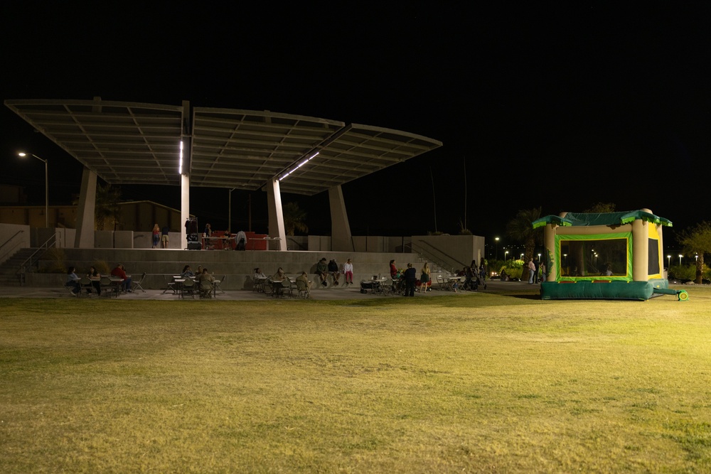 Family and friends celebrate Marines with V27 returning from deployment