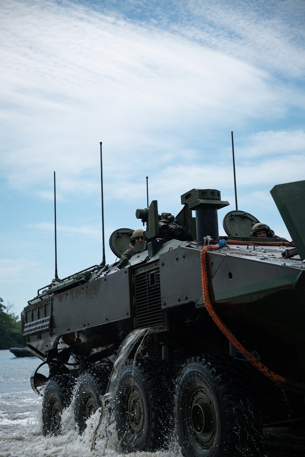 Amphibious Combat Vehicle testing on MCB Camp Lejeune