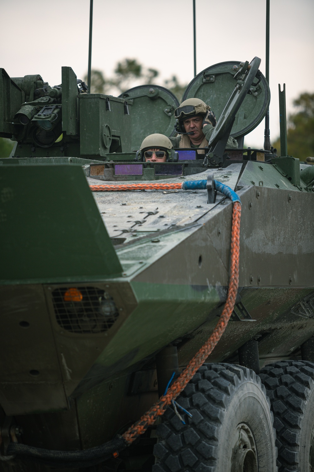 Amphibious Combat Vehicle testing on MCB Camp Lejeune