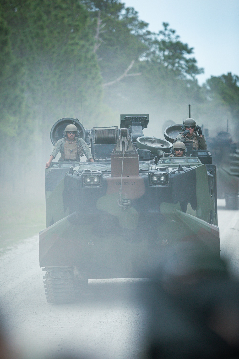 Amphibious Combat Vehicle testing on MCB Camp Lejeune