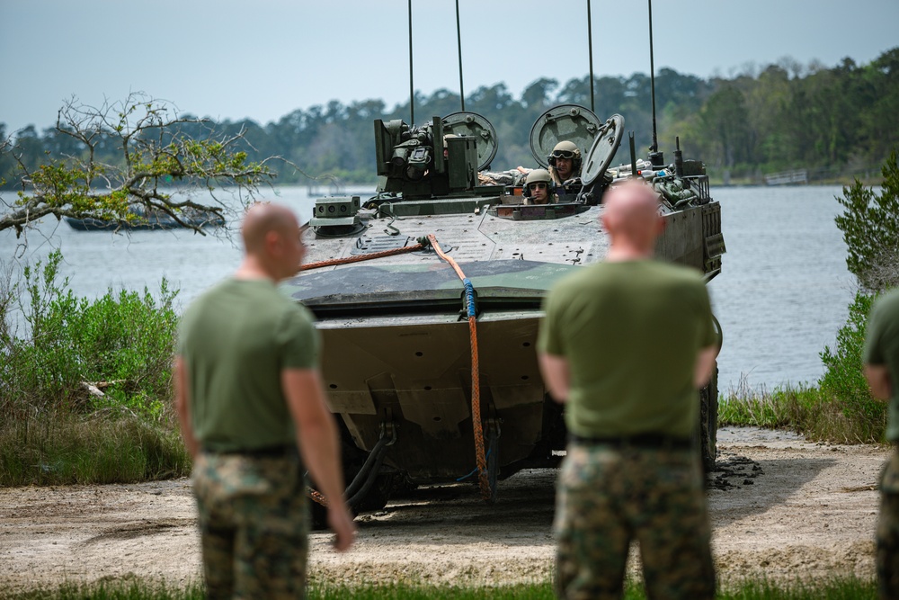 Amphibious Combat Vehicle testing on MCB Camp Lejeune