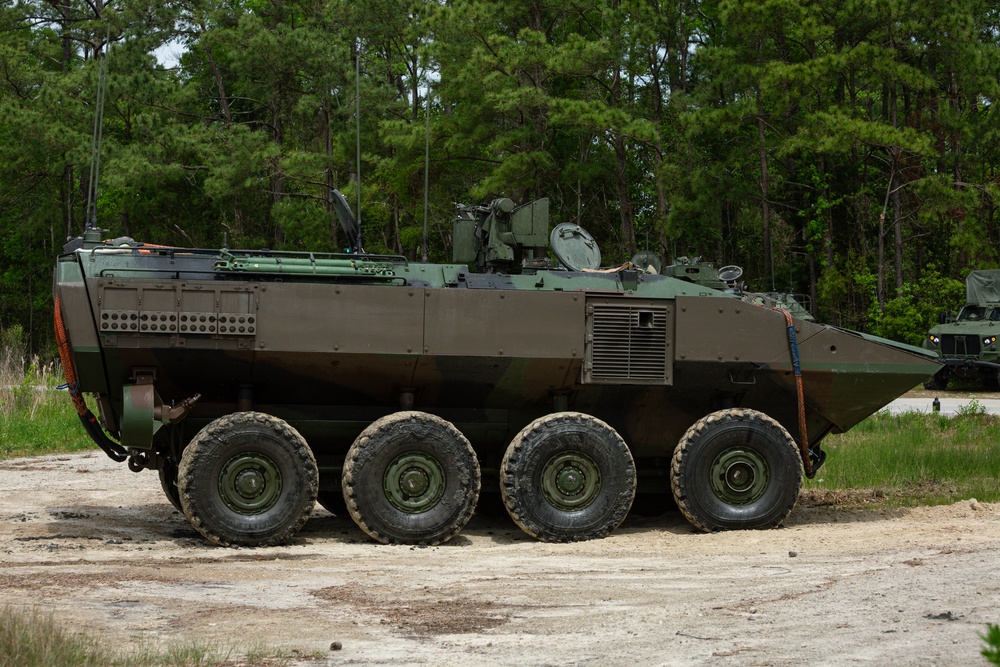 Amphibious Combat Vehicle testing on MCB Camp Lejeune