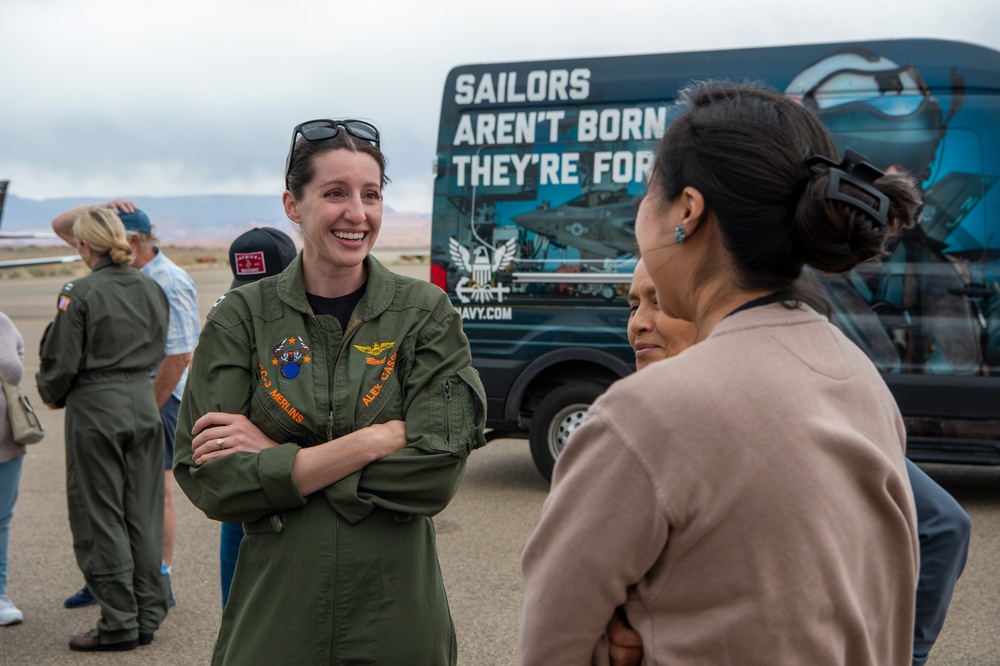 HSC-3 Participates in All-Woman Cross-Country Flight Community Outreach Initiative to Page, Arizona