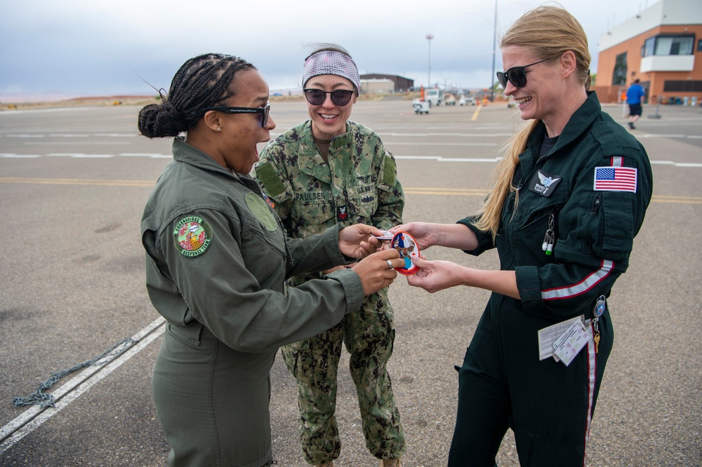 HSC-3 Participates in All-Woman Cross-Country Flight Community Outreach Initiative to Page, Arizona