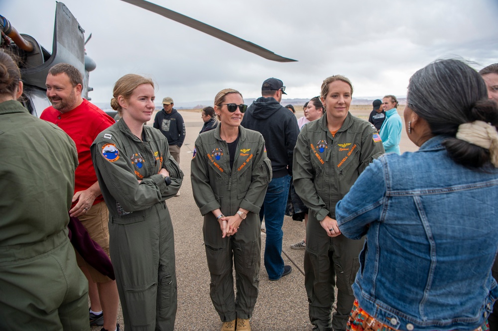 HSC-3 Participates in All-Woman Cross-Country Flight Community Outreach Initiative to Page, Arizona