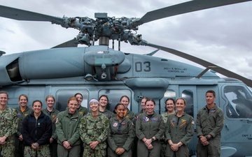 HSC-3 Participates in All-Woman Cross-Country Flight Community Outreach Initiative to Page, Arizona