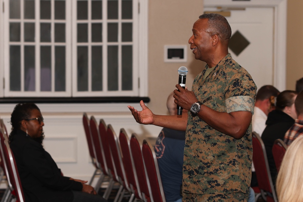 Col. Brooks hosts his final Civilian Quarterly Awards ceremony as base commander