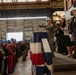USS George H.W. Bush‘ Thousand Points of Light’ all-hands call.