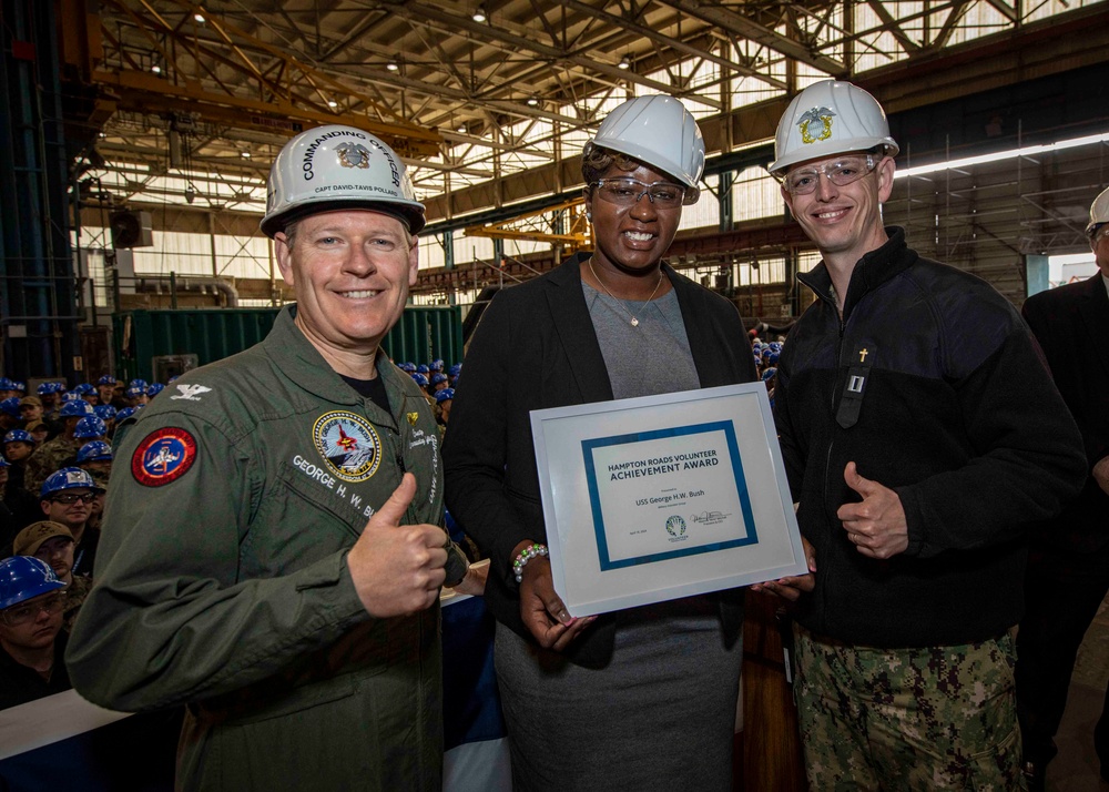 DVIDS - Images - USS George H.W. Bush (CVN 77) Thousand Points of Light ...