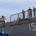 USS Billings (LCS 15) Practices Heavy Weather Mooring