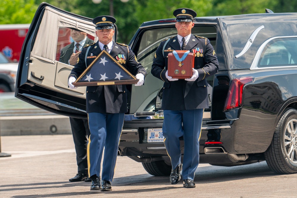 Lying in Honor ceremony for Col. Ralph Puckett, Jr.