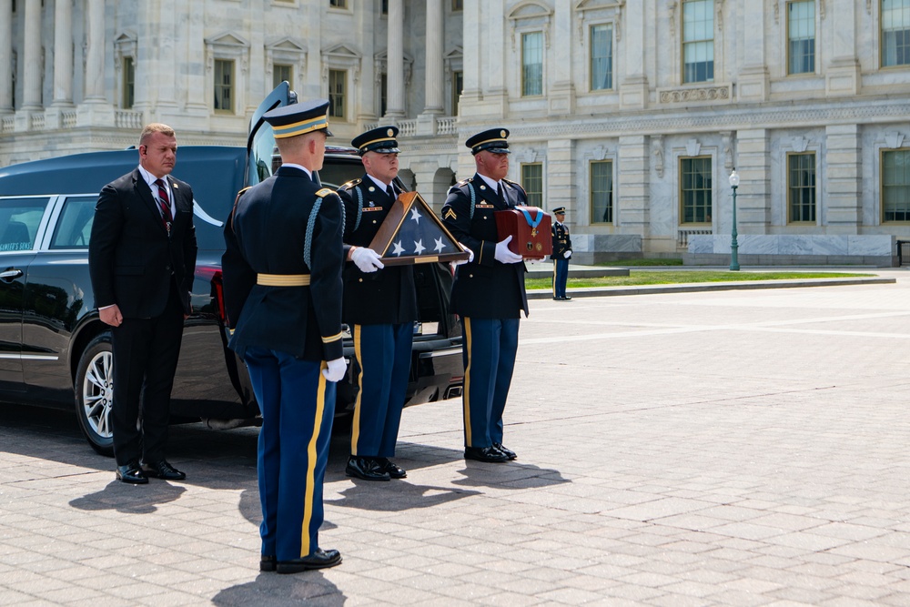 Lying in Honor ceremony for Col. Ralph Puckett, Jr.