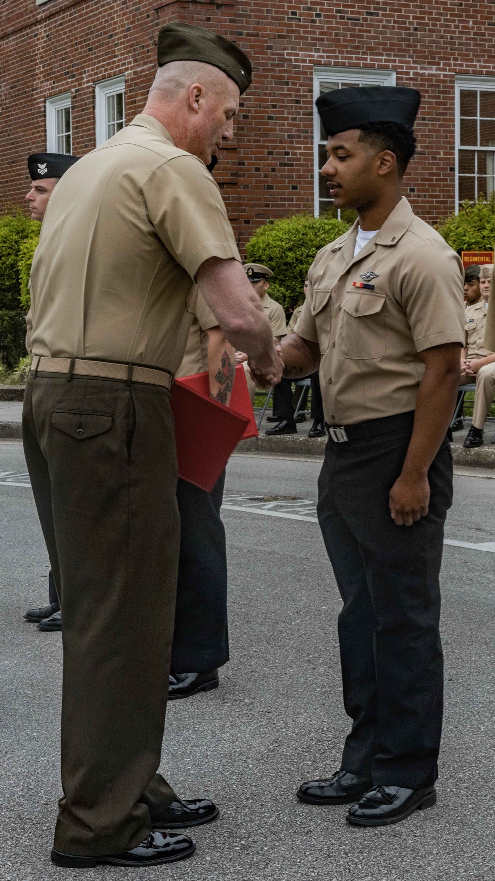 2nd Marine Logistics Group Morning Colors and Awards Ceremony