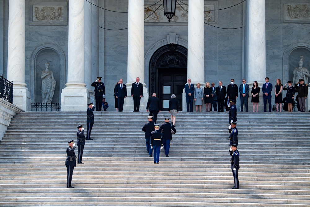 Lying in Honor ceremony for Col. Ralph Puckett, Jr.