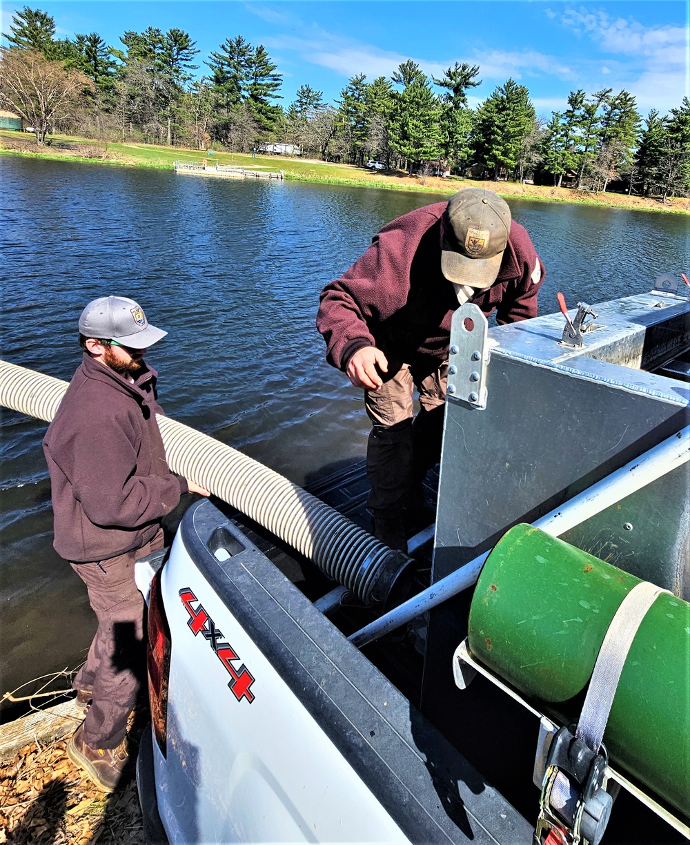 USFWS stocks more than 15,000 rainbow trout in Fort McCoy’s waterways for 2024 fishing season