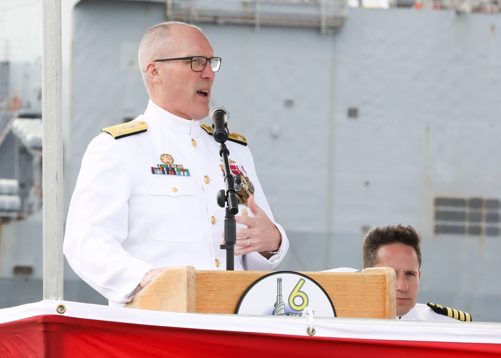 Commander, Submarine Squadron (CSS) SIX Change of Command Ceremony