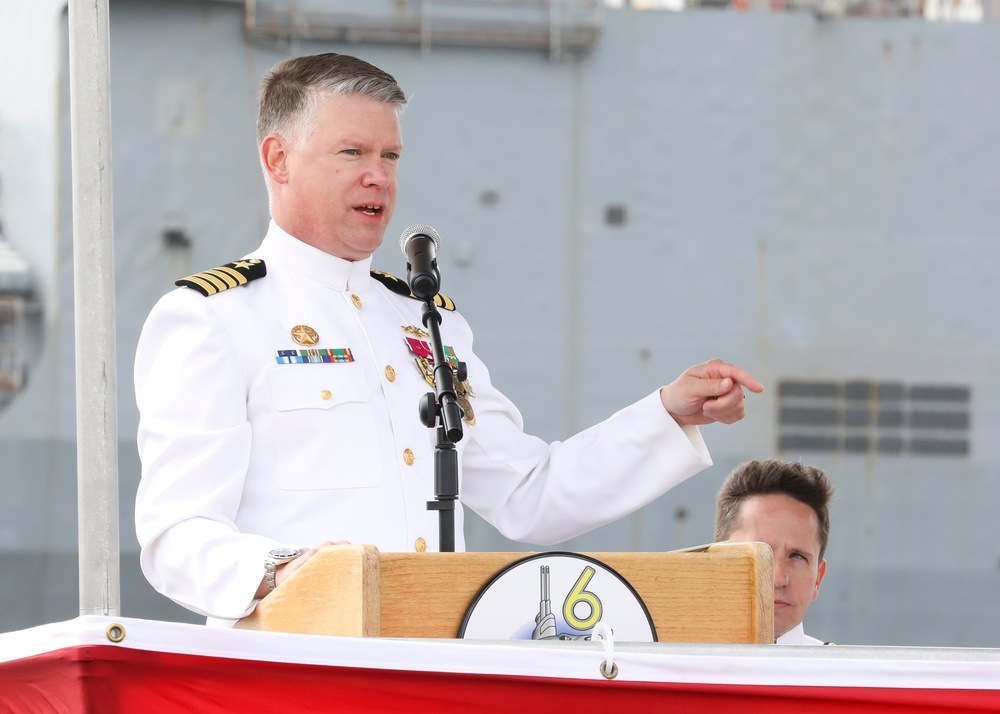 Commander, Submarine Squadron (CSS) SIX Change of Command Ceremony