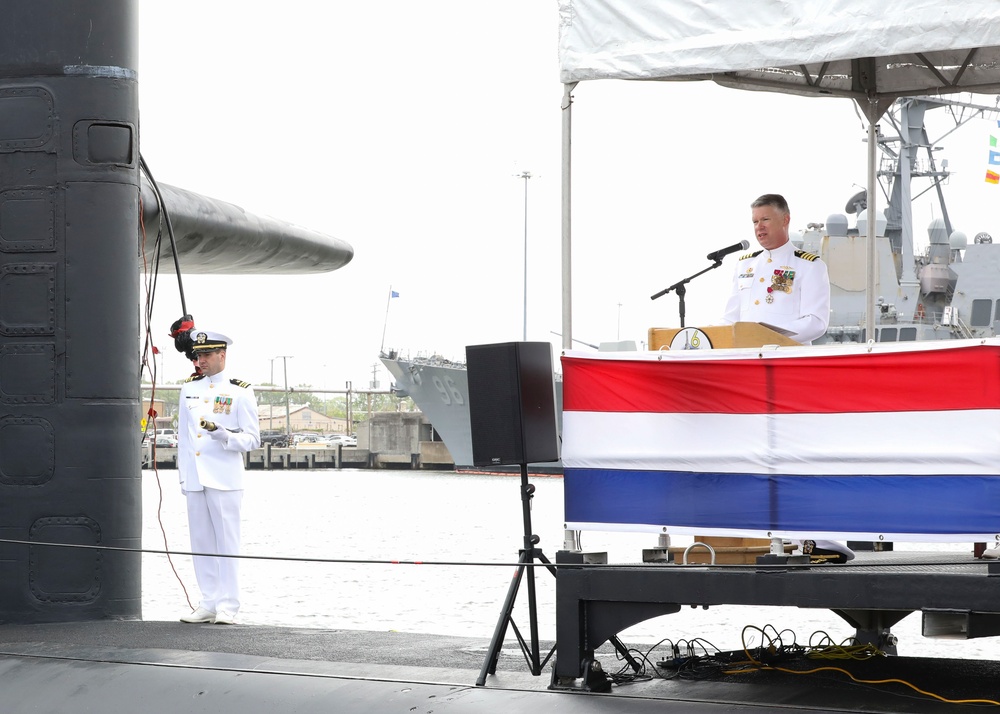 Commander, Submarine Squadron (CSS) SIX Change of Command Ceremony