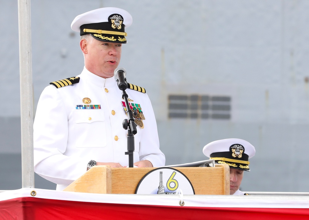 Commander, Submarine Squadron (CSS) SIX Change of Command Ceremony