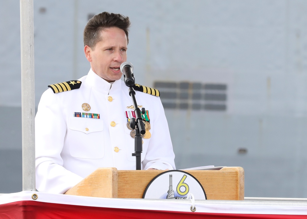 Commander, Submarine Squadron (CSS) SIX Change of Command Ceremony