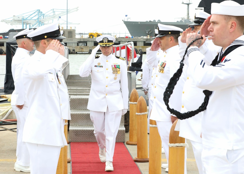 Commander, Submarine Squadron (CSS) SIX Change of Command Ceremony