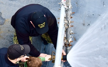 USS San Juan Celebrates Month of the Military Child