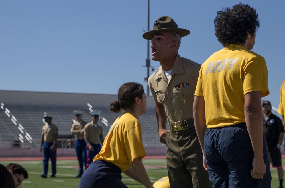 Drill Instructors visits AVHS ROTC