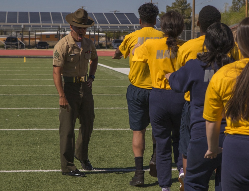 Drill Instructors visits AVHS ROTC