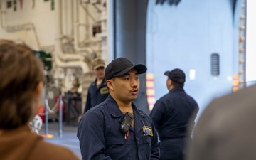 NUPOC Tour of USS Tripoli