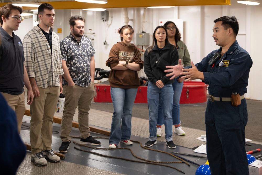 DVIDS - Images - NUPOC Tour of USS Tripoli [Image 3 of 6]