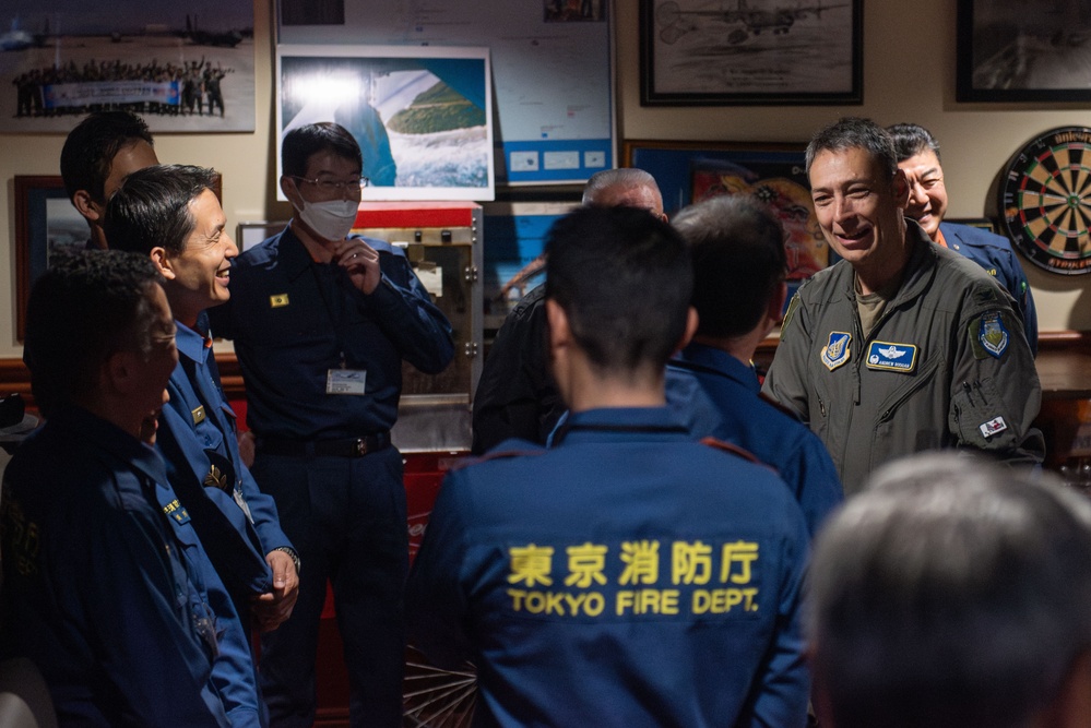 Japanese civic leaders fly with 374 AW