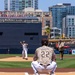 Camp Pendleton Marines join San Diego Padres in the Salute to Women in the Military game